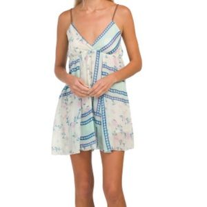 Printed babydoll dress